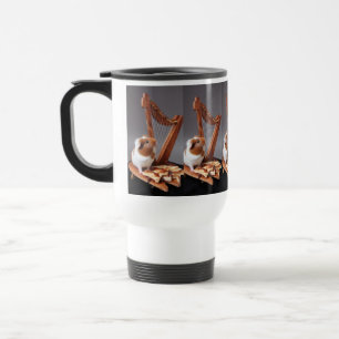 Caneca Térmica Pequeno Porquinho-da-Índia Harpista – Elegante