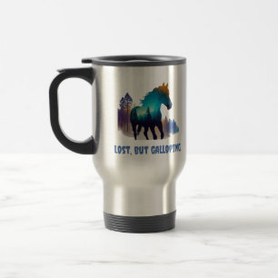 Caneca Térmica Perda, Mas Galopagem - Cavalo Inspirado na Naturez