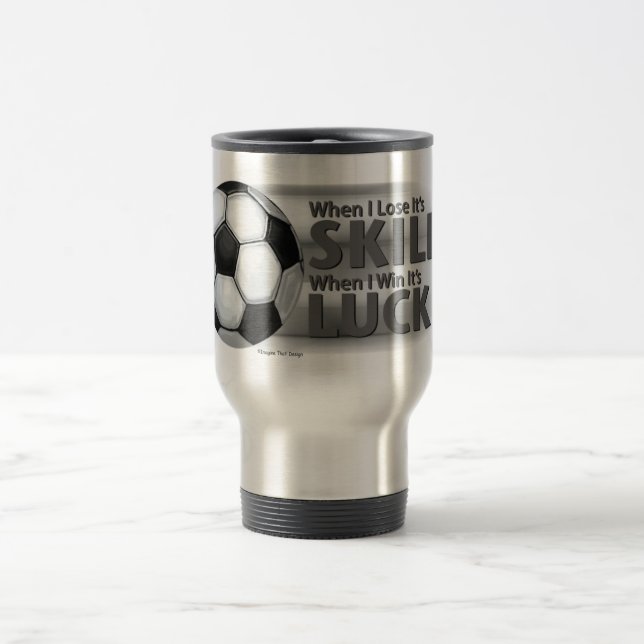 Caneca Térmica Perder Habilidade Ganhar Sorte Futebol (Centro)