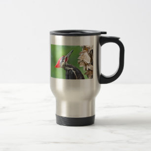 Caneca Térmica Perfil de Pica-Pau Pileado Juvenil Oferece Roupa