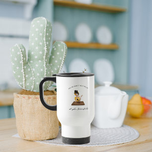 Caneca Térmica Pergunte-me Sobre Meu Podcast   Monogram Podcaster