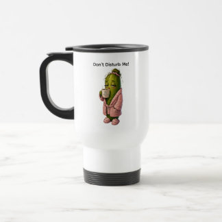 Caneca Térmica Personagem Pepino Fofo Café da Manhã