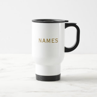 Caneca Térmica Personalizado Com Sobrenome ou Apelido Neles