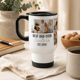 Caneca Térmica Personalizado MELHOR PAPAI Foto Dia dos Pais Perso
