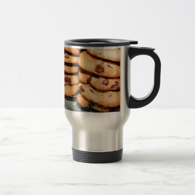 Caneca Térmica Personalizar Biscoitos Sobremesa Chocolate Chip Do (Direita)