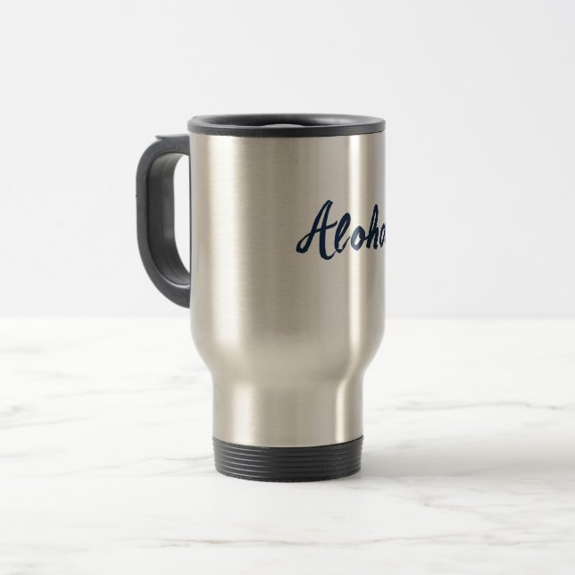 Caneca Térmica Personalizar ou personalizar (Frente Esquerda)