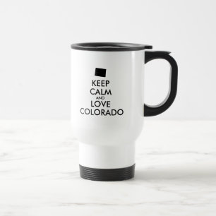Caneca Térmica PERSONALIZÁVEL MANTENHA A CALMA e AME COLORADO