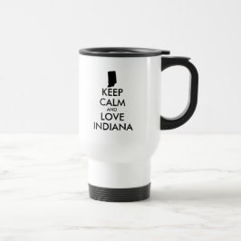 Caneca Térmica Personalizável MANTENHA A CALMA e AME INDIANA