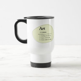 Caneca Térmica Personalized Art Dictionary Style Travel Mug