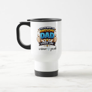 Caneca Térmica Personalized Best Daddy Ever | Custom Father’s Day