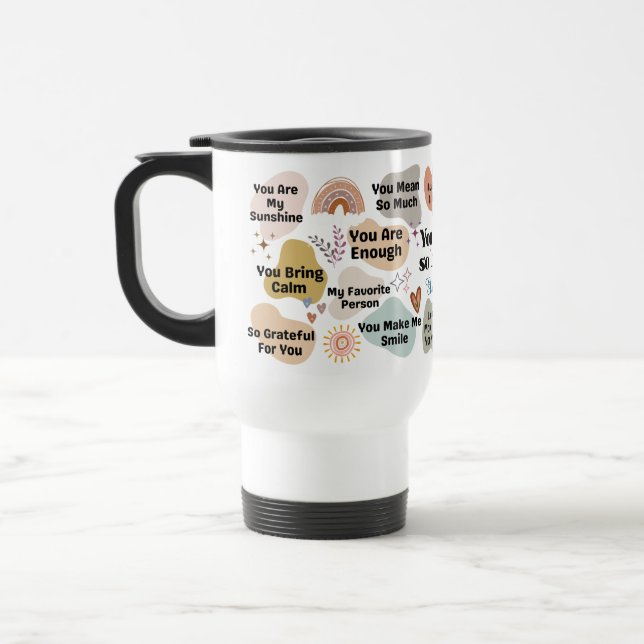 Caneca Térmica Personalized You Are So Loved Encouragement Quote (Esquerda)