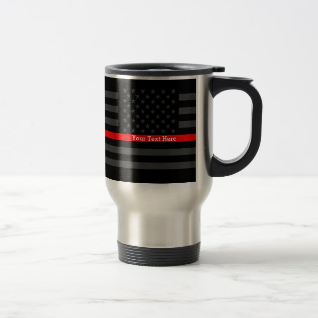 Caneca Térmica Personalizou sua linha vermelha fina conhecida (Direita)