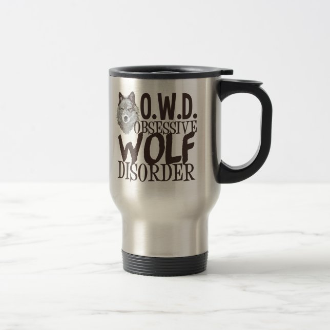 Caneca Térmica Perturbação Obsessiva do Lobo (Direita)