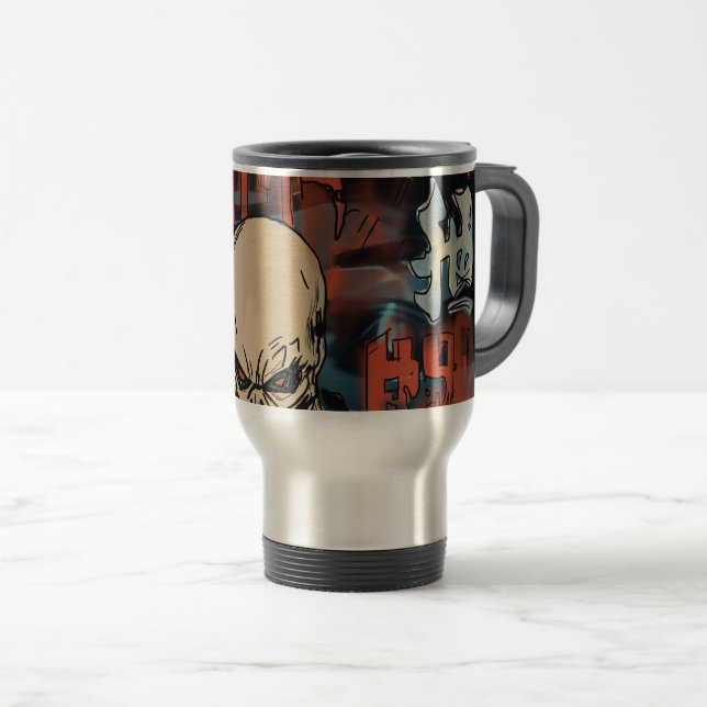Caneca Térmica Pesadelo de água (Frente Esquerda)