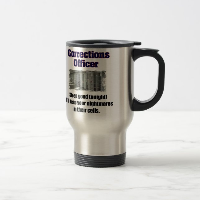 Caneca Térmica Pesadelo do oficial de correções (Direita)