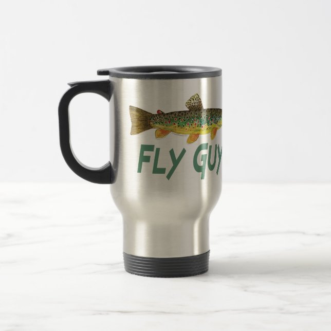 Caneca Térmica Pesca com moscas (Esquerda)