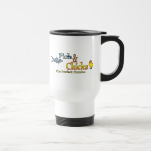 Caneca Térmica Pesca com peixe e Pintinhos