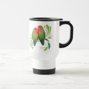 Caneca Térmica Pessel Enfrentado Pássaros do Amor