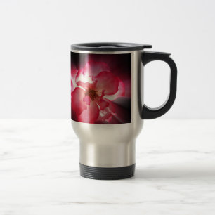 Caneca Térmica pétalas vermelhas claras