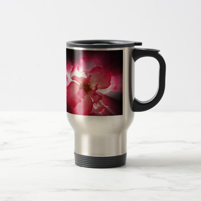 Caneca Térmica pétalas vermelhas claras (Direita)