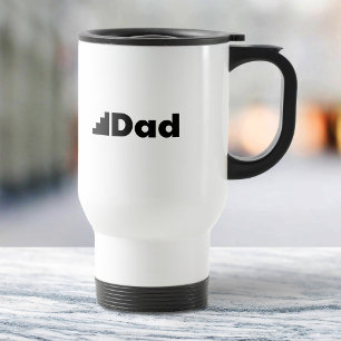 Caneca Térmica Piada Visual do Padrasto - Família Mista