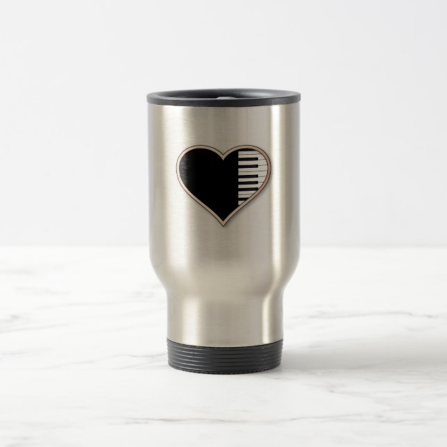 Caneca Térmica Piano do amor (Centro)