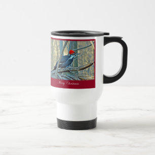 Caneca Térmica Pica-Pau Pileado Produtos de Natal Feliz