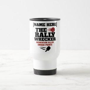 Caneca Térmica Pickleball Nome Personalizado O Destruidor de Rall