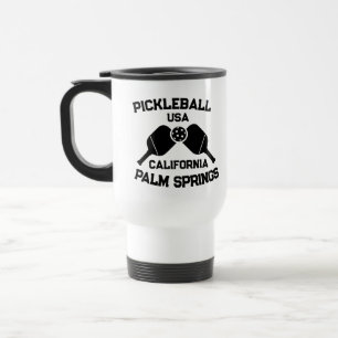 Caneca Térmica Pickleball Palm Primaveras California EUA Personal