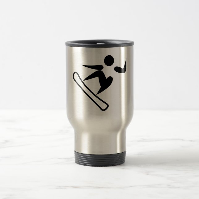 Caneca Térmica Pictografo Snowboard (Centro)
