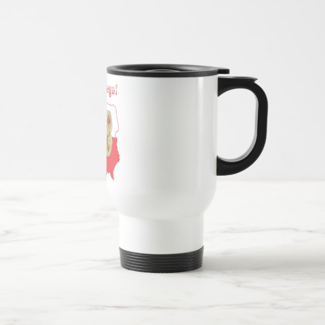 Caneca Térmica Pierogi Smacznego Mapa Polonês (Direita)