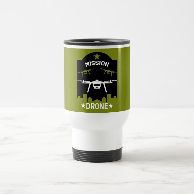 Caneca Térmica Piloto de Drone Hobby (Centro)