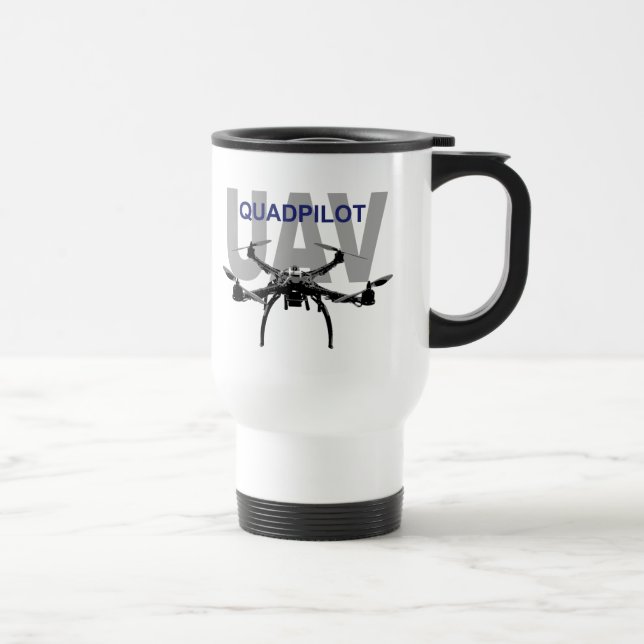 Caneca Térmica Piloto quadpiloto UAV Quadcopter (Direita)