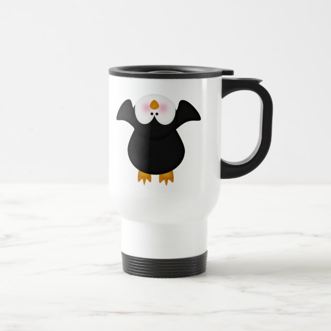 Caneca Térmica pinguim adorável (Direita)
