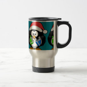 Caneca Térmica Pinguim com presentes