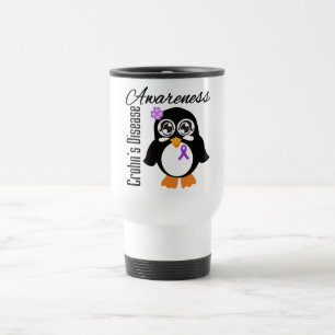 Caneca Térmica Pinguim da consciência da doença de Crohn