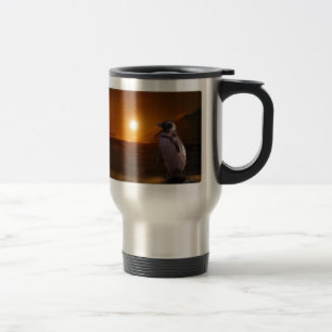 Caneca Térmica Pinguim de Adelie & por do sol antárctico