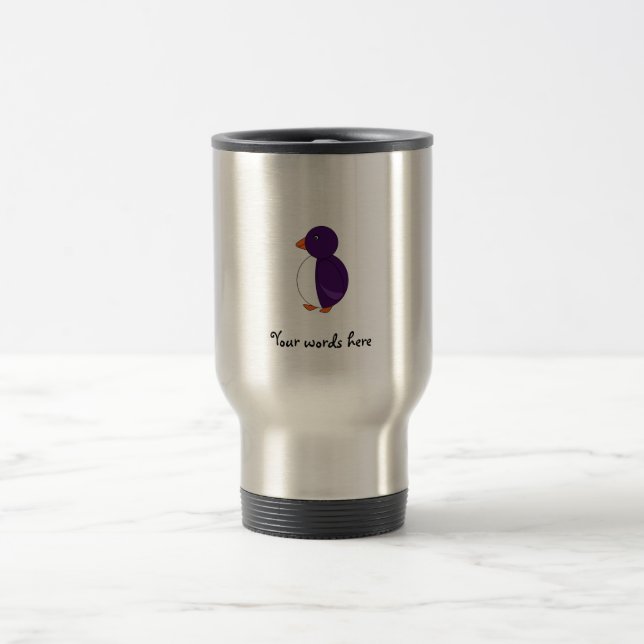 Caneca Térmica Pinguim roxo (Centro)