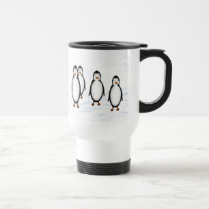 Caneca Térmica Pinguins