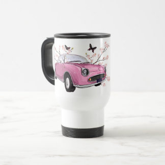 Caneca Térmica Pink Figaro travel mug - roze reisbeker