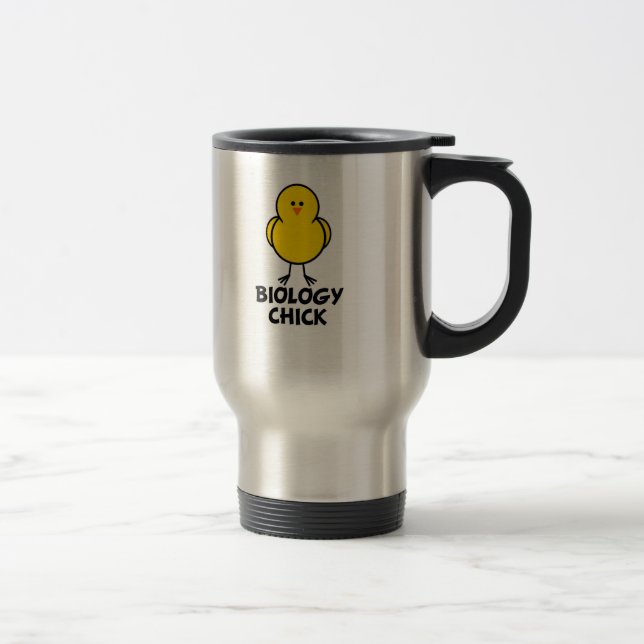 Caneca Térmica Pintinho da biologia (Direita)