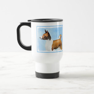 Caneca Térmica Pintura Basenji - Arte Original Custa