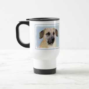 Caneca Térmica Pintura Chinook (Ouvidos Soltos) - Arte Cachorro O