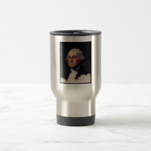 Caneca Térmica Pintura do Presidente Americano George Washington