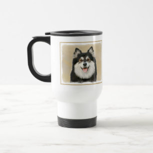 Caneca Térmica Pintura em Lapfund Finlandês - Arte Cachorra Origi