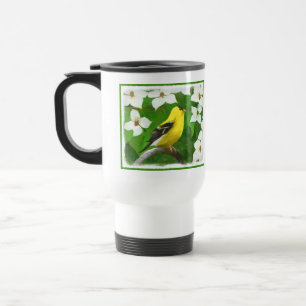 Caneca Térmica Pintura Goldfinch - Arte Cachorra Original
