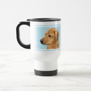 Caneca Térmica Pintura Ridgeback da Rodésia - Arte Cachorra Origi