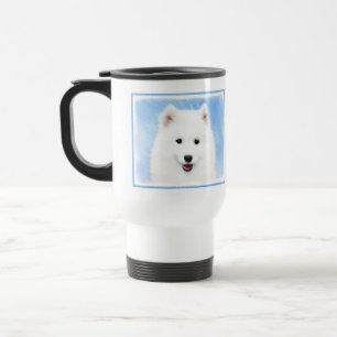 Caneca Térmica Pintura Samoyed Puppy - Arte Cachorra Original