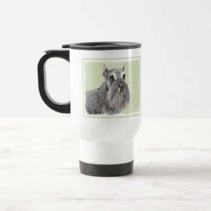 Caneca Térmica Pintura Schnauzer (Giant, Standard) - Arte Canina