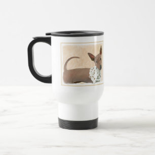 Caneca Térmica Pintura Terrier sem cabelos americana - Arte canin